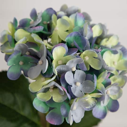 20" Blue Hydrangea Flower Stems, 3ct.